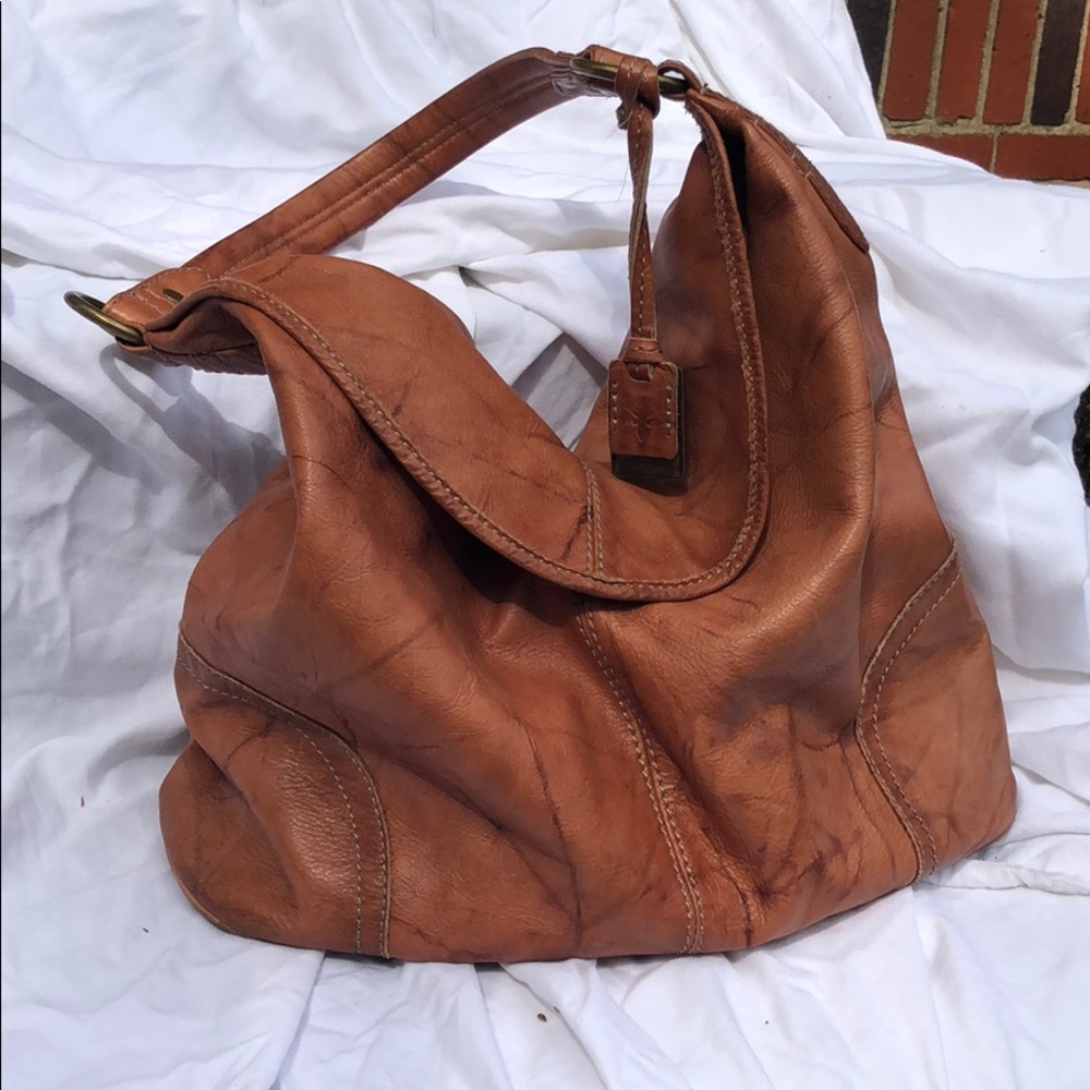 Frye hobo tote